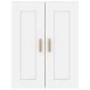 vidaXL Mobile a Parete Bianco 69,5x32,5x90 cm in Legno Multistrato