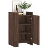 vidaXL Credenza Rovere Marrone 45x35x75 cm in Legno Multistrato