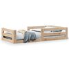 vidaXL Giroletto senza Materasso 100x200 cm in Legno Massello di Pino