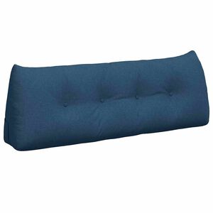 vidaXL Cuscino per Schiena Blu 140 x 24 x 50 cm Tessuto