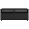 vidaXL Mobile TV VISNES Nero 100x40x38 cm in Legno Multistrato
