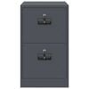 vidaXL Armadio per File con cassetto Antracite 44 x 50 x 106.5 cm