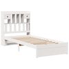 vidaXL Letto Libreria senza Materasso Bianca 90x200 cm Legno di Pino