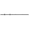 vidaXL Kit Mini Anta Scorrevole Armadio in Acciaio al Carbonio 152 cm