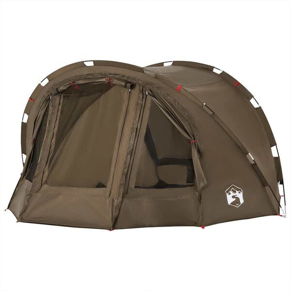 vidaXL Tenda da Pesca per 4 Persone Verde Oliva Impermeabile