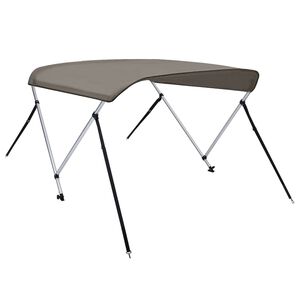 vidaXL Bimini di Prua con Tendalino 2 Archi Grigio 150x120x110 cm