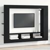 vidaXL Mobile TV Rovere nero 152 x 22 x 113 cm Legno multistrato