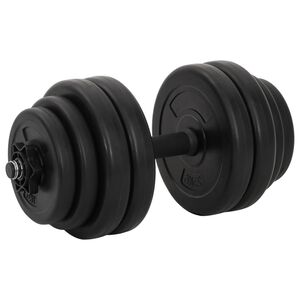 vidaXL Set Manubrio 15 kg