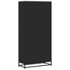 vidaXL Libreria Nera 80,5x35x170,5 cm in Truciolato