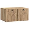 vidaXL Mobile Porta TV da Muro Rovere Artigianale 59,5 x 41 x 30 cm