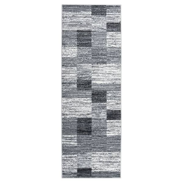 vidaXL Tappeto Lungo in BCF Grigio 80x250 cm