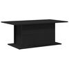 vidaXL Tavolino da salotto Rovere Nero 102 x 55,5 x 40 cm