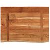 vidaXL Piano Bagno 80x60x2,5 cm Rettangolare Legno Massello di Acacia
