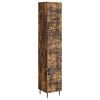 vidaXL Set di armadi 2 pcs Rovere Fumo 33 x 34,5 x 89,5 cm