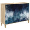 vidaXL Credenza RAALTE Sonoma 102 x 33 x 75 cm Legno ingegnerizzato