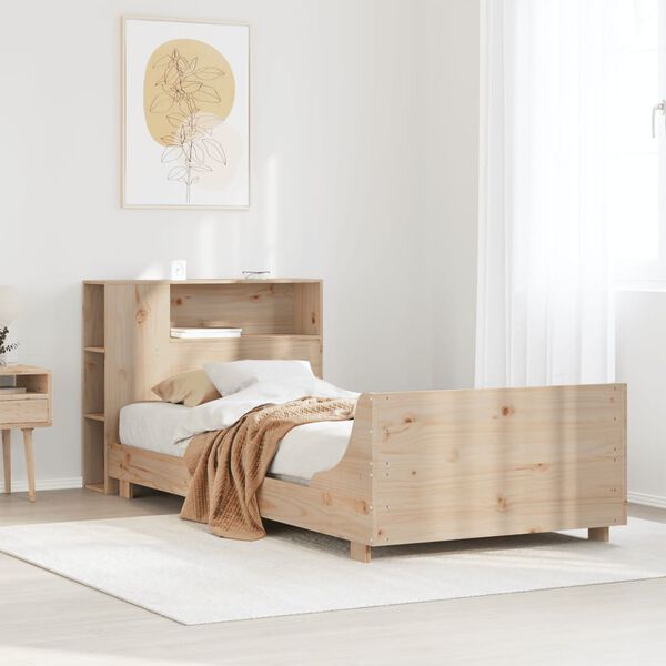 vidaXL Letto senza Materasso 90x190 cm in Legno Massello di Pino