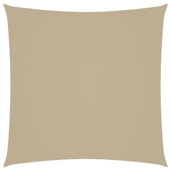 vidaXL Vela Parasole in Tela Oxford Quadrata 2,5x2,5 m Beige
