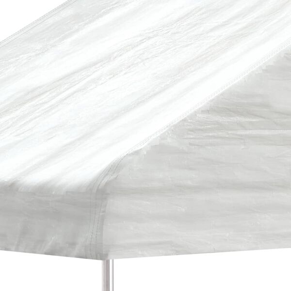 vidaXL Gazebo con Tetto Bianco 8,92x2,28x2,69 m in Polietilene