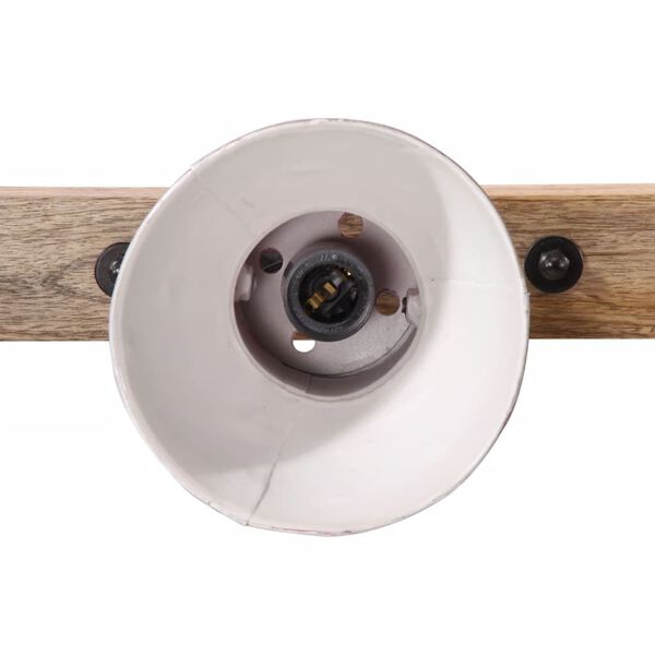 vidaXL Lampada a Parete 25 W Rosso Anticato 65x25 cm E27