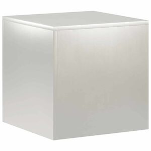 vidaXL Supporto per piante Argento 40 x 40 x 40 cm Acciaio