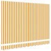 vidaXL Telo di ricambio per tenda da sole Giallo e Bianco 280 x 195 cm