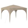 vidaXL Tenda per feste a pop-up 290 x 290 x 245 cm Crema
