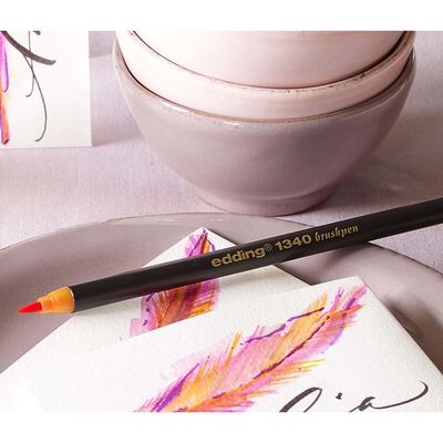 edding Penne a Pennello Scrittura Calligrafica 10pz Multicolore 1340