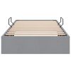 vidaXL Letto con Contenitore Grigio chiaro 90 x 190 cm Tessuto