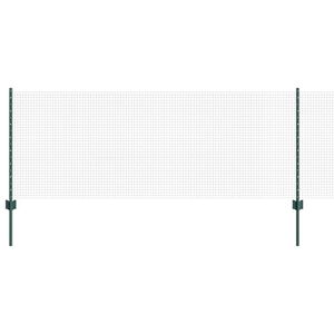 vidaXL Recinzione in rete saldata con pali 50 x 0,8 m Verde Rete