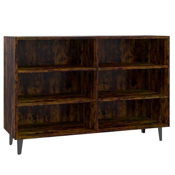 vidaXL Credenza Rovere Fumo 103,5x35x70 cm in Truciolato