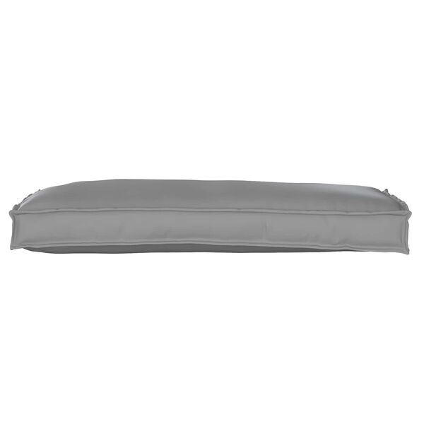 vidaXL Cuscino Grigio 100 x 40 x 8 cm Tessuto Oxford
