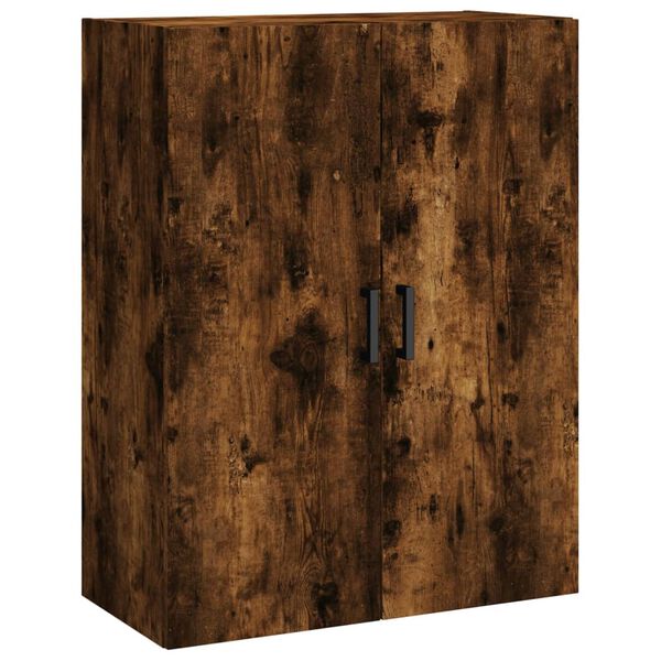 vidaXL Mobile a Parete Rovere Fumo 69,5x34x90 cm