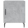 vidaXL Comodini 2 pz Grigio Cemento 40x40x50 cm in Legno Multistrato