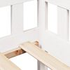 vidaXL Dormeuse con Cassetti Bianco 90x190 cm Legno Massello di Pino
