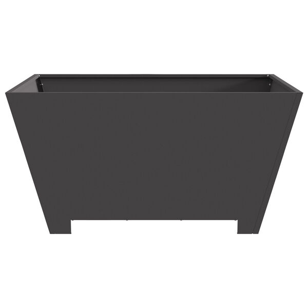 vidaXL Focolare Nero 80 x 80 x 40 cm Acciaio