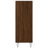 vidaXL Credenza Rovere Marrone 34,5x32,5x90 cm in Legno Multistrato