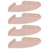 vidaXL Mensola sospesa con lo scaffale 4 pcs Rosa 15 x 15 x 2 cm
