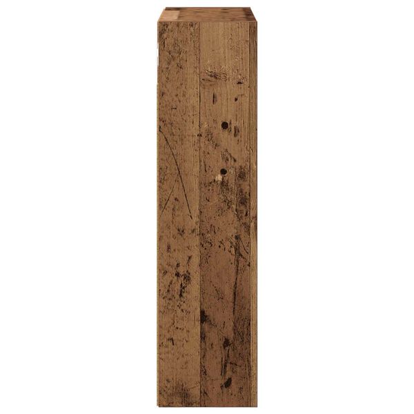 vidaXL Armadio da bagno a muro Legno vecchio 40 x 16 x 62,5 cm