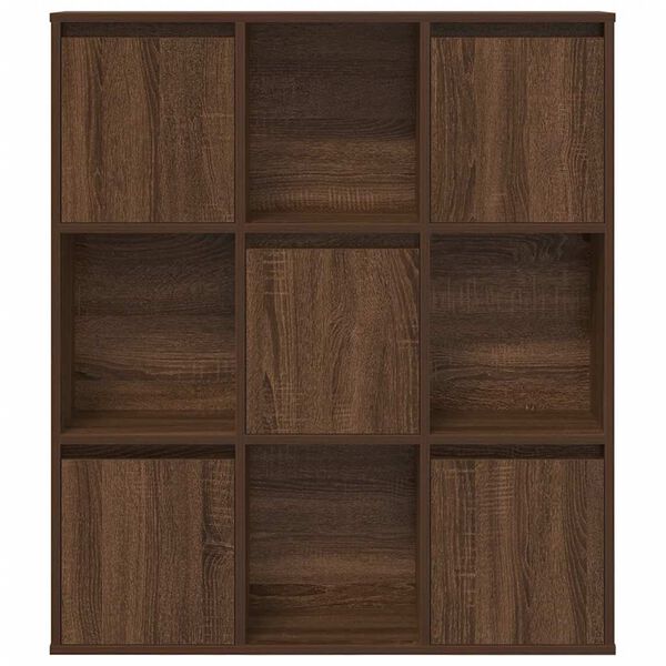 vidaXL Libreria Rovere Marrone 89x24x101,5 cm in Legno Multistrato