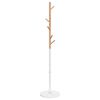 vidaXL Appendiabiti Bianco 172 cm in Ferro Verniciato a Polvere