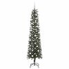 vidaXL Albero di Natale artificiale con 300 LED Verde 210 cm
