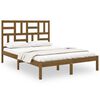 vidaXL Giroletto senza Materaso Ambra in Legno Massello 140x200 cm