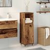 vidaXL Armadietto da Bagno Legno Antico 30x30x100 cm in Truciolato