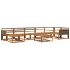 vidaXL Set di divani da esterno 8 pcs Naturale