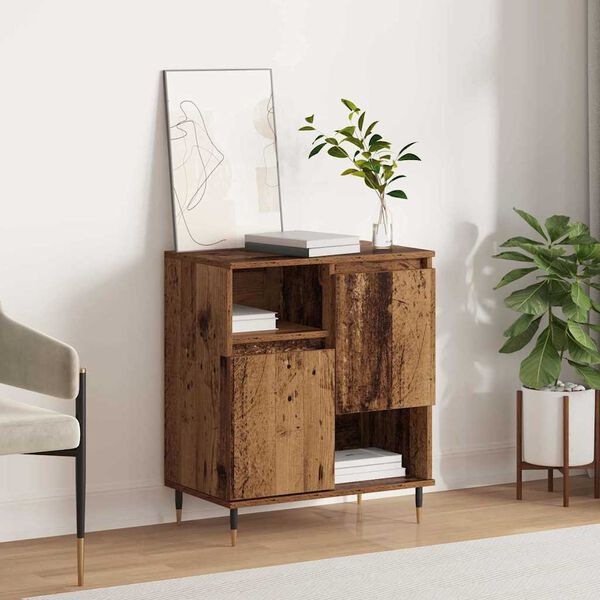 vidaXL Credenza Legno vecchio 60 x 35 x 70 cm