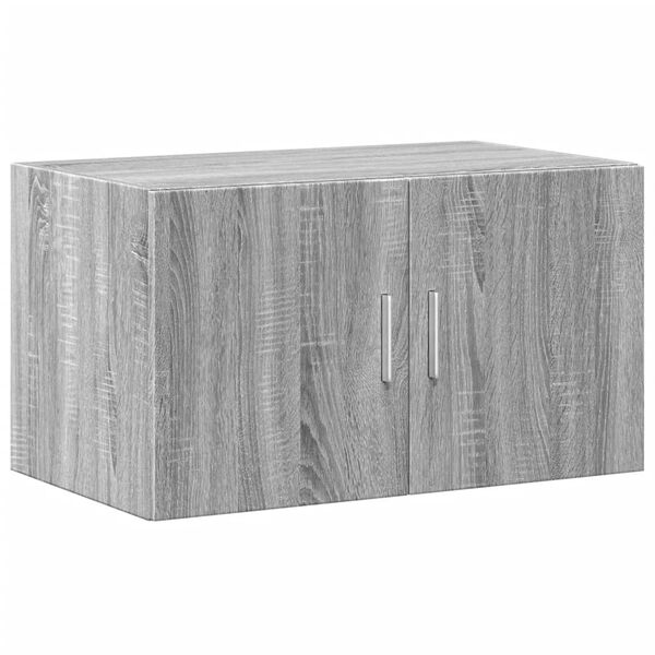 vidaXL Mobile a Parete Grigio Sonoma 70x42,5x40cm in Legno Multistrato