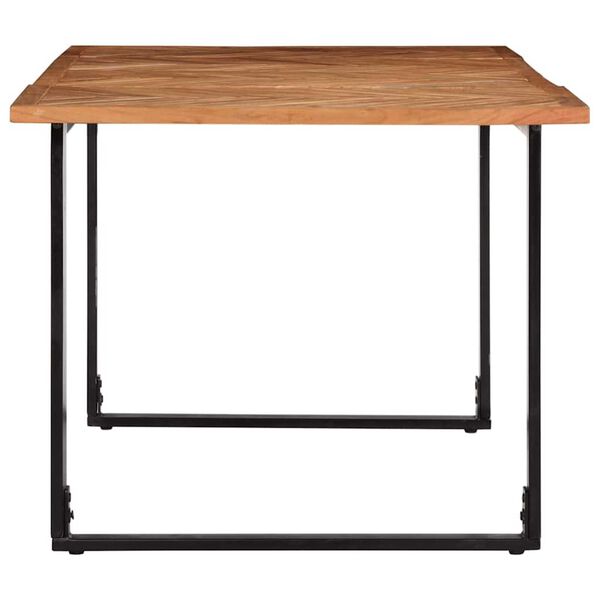 vidaXL Tavolo da Pranzo 180x90x75 cm in Legno Massello di Acacia