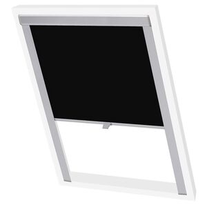 vidaXL Tenda a Rullo Oscurante Persiana Nera S06/606 GGL e GGU