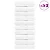 vidaXL Salviette Premium SOLUND 50 pz Bianco 15x21 cm 600 g/m&sup2;