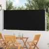 vidaXL Tenda da Sole Laterale Retrattile 120 x 300 cm Nera